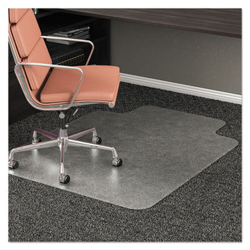deflecto® Rollamat Frequent Use Chair Mat, Medium Pile Carpet, Flat, 46 X 60, Rectangle, Clear freeshipping - TVN Wholesale